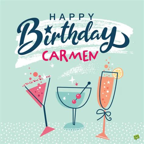 happy birthday carmen